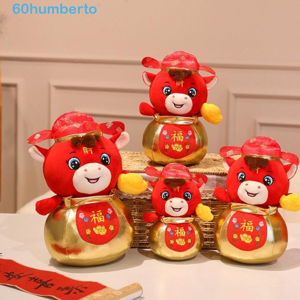 HUMBERTO Boneca De Cavalo Do Zodíaco Chinês , Brinquedos De Pelúcia Da Sorte De Animal De Desenho Animado , Mascote Fofo