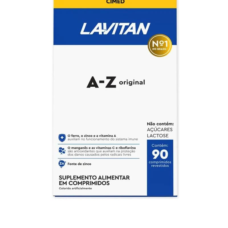 Polivitamínico Lavitan A-Z Original 90 comprimidos