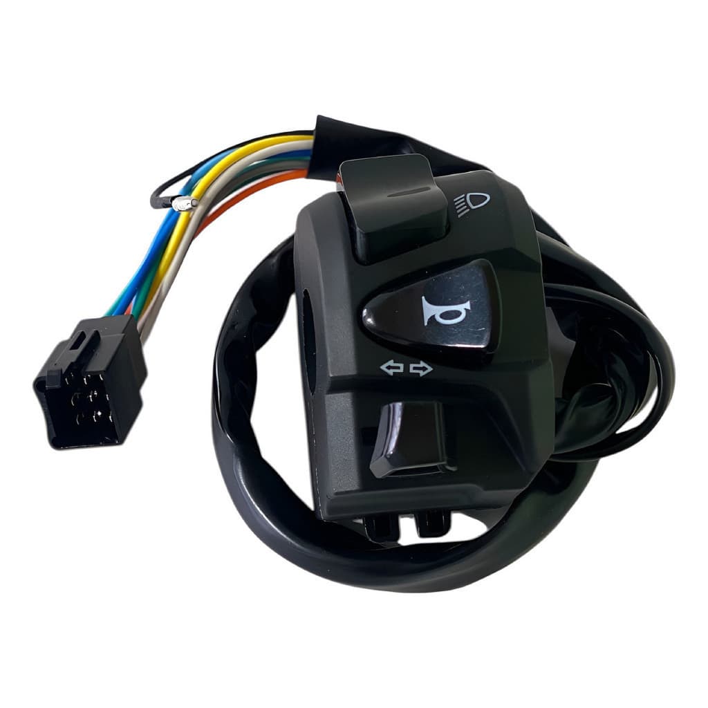 Interruptor Punho Comando Luz Moto CG 125 150 160 Titan Fan Farol Pisca Buzina Lampejador LOJAAGORA