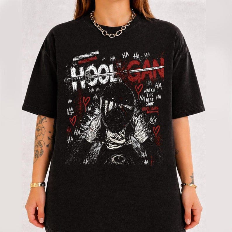 Camiseta Masculina Feminina Estampa BTS Hooligan T-shirt Unissex Streetwear Envio Imediato