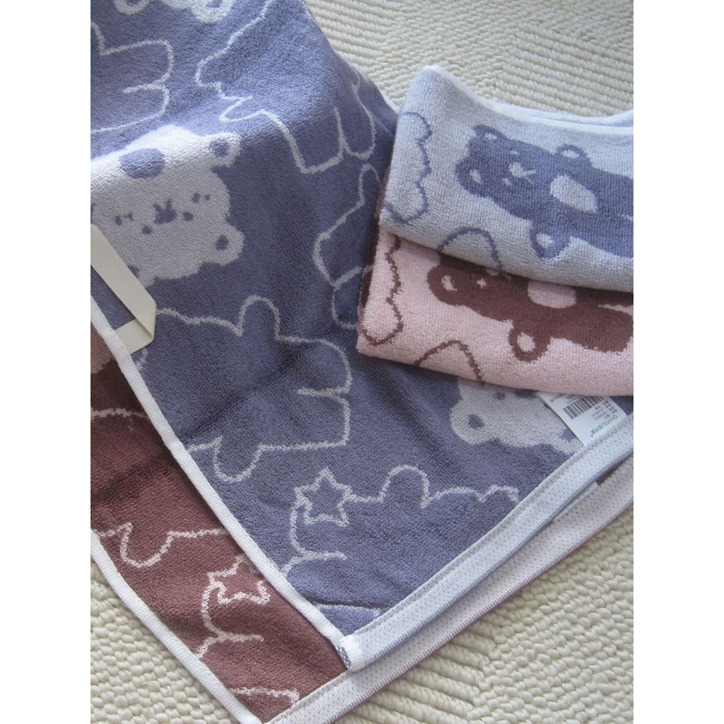 Genuíno Oria fibra de bambu High-End rosto toalha Jacquard toalha de limpeza dos desenhos animados Super macio crianças