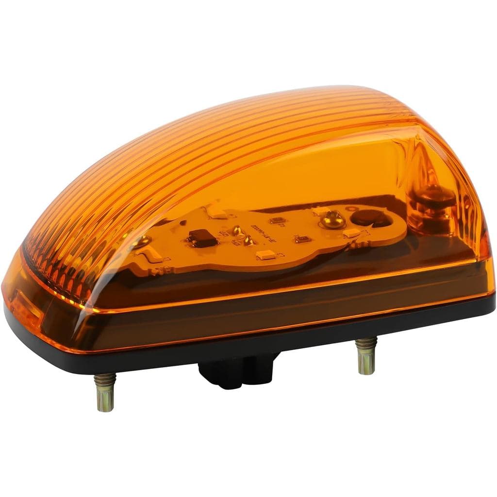 1 unidade de luz de sinalização LED para teto de cabine, luzes âmbar frontais superiores compatíveis com Freightliner M2