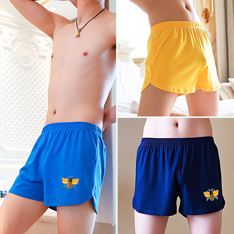 High-End puro algodão solto seta calças masculinas casa Shorts de algodão respirável calças de pijama calças esportivas