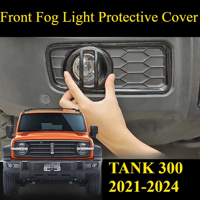 Para Tanque 300 2021-2024 Frente Luz De Nevoeiro Capa Protetora Envoltório Resistente A Riscos Proteção Original Da