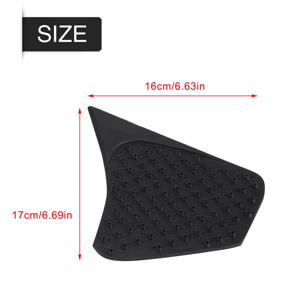 Par De Motocicleta Antiderrapante Tanque De Gás Tração Almofada Joelho Aderência Adesivo Para Kawasaki Z1000 14-17