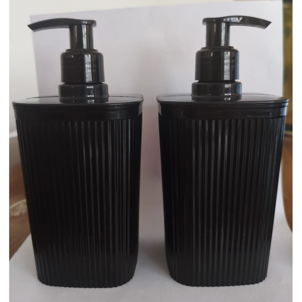 Kit 2 Porta Sabonete Líquido 420ml Dispenser Banheiro Lavabo Álcool Gel Hidratante com Pump
