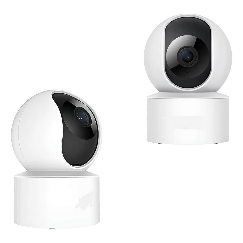 câmera de segurança wifi hd 1080p rotação 360 visão noturna detecção movimento áudio bidirecional app para casa bebês pe