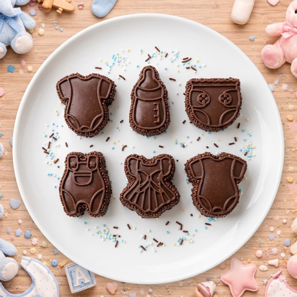 Kit Ejetor Chá Revelação Fofo para Brigadeiro Doces  Docinhos e Biscoito