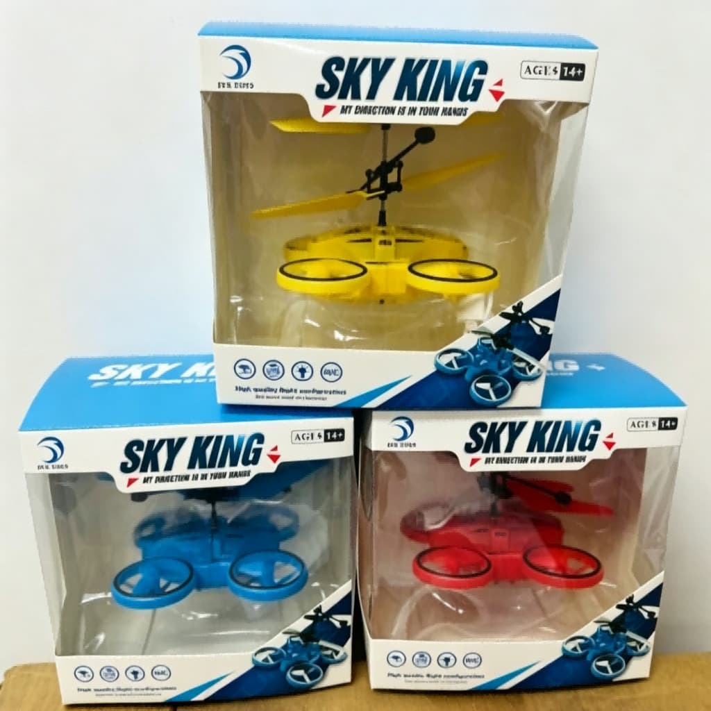 Drone Helicóptero Sky King com Sensor Automático