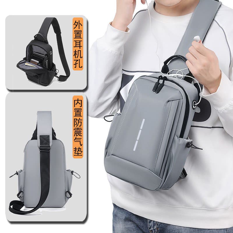 Homens Mulheres Casual Peito Bolsa Messenger Bolsa Ombro Bolsa Casual Esportes Ao Ar Livre Pequeno Bolsa