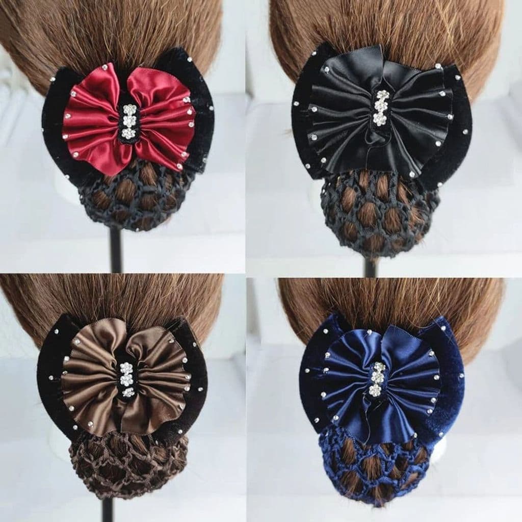Presilha Com Laço E Rede De Coque Force Reforçada