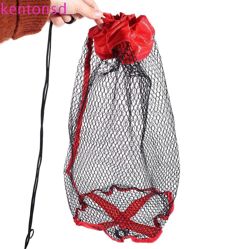 Bolso De Rede De Peixe Vivo KENTONSD , Saco De Malha De Pesca Com Cordão Para Proteção De Peixes , Gaiola Bucal