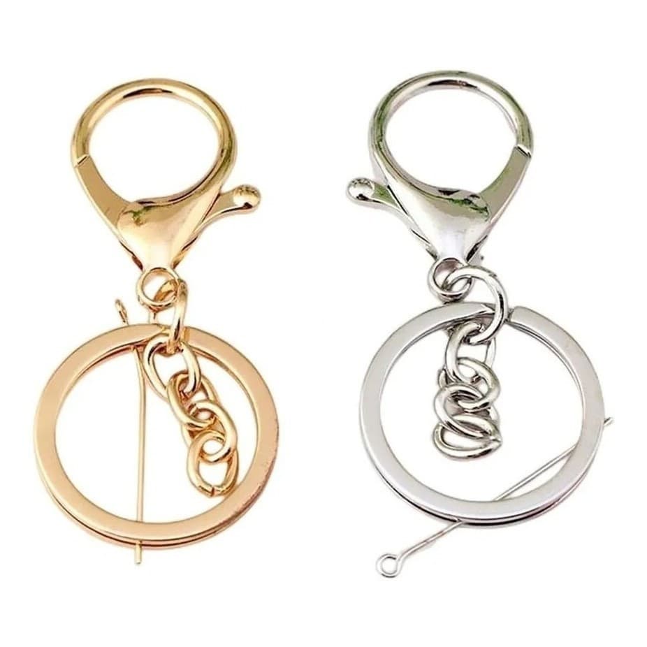 20pcs Fecho Mosquetão Lagosta  Argola Italiana Chaveiro J+y