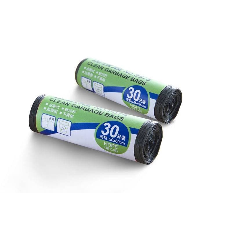 Deli 9573 Saco de lixo para escritório doméstico, seguro, ecologicamente correto, plástico espesso, 45 * 55, 30 unidades