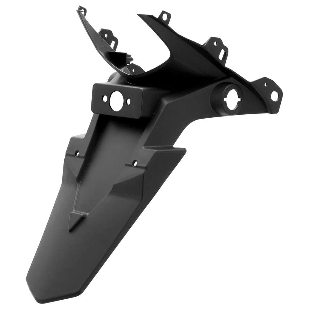 Paralama Traseiro (a) Suporte De Placa Pro Tork Compatível com CG Titan Fan 150 2014 Preto Injetado