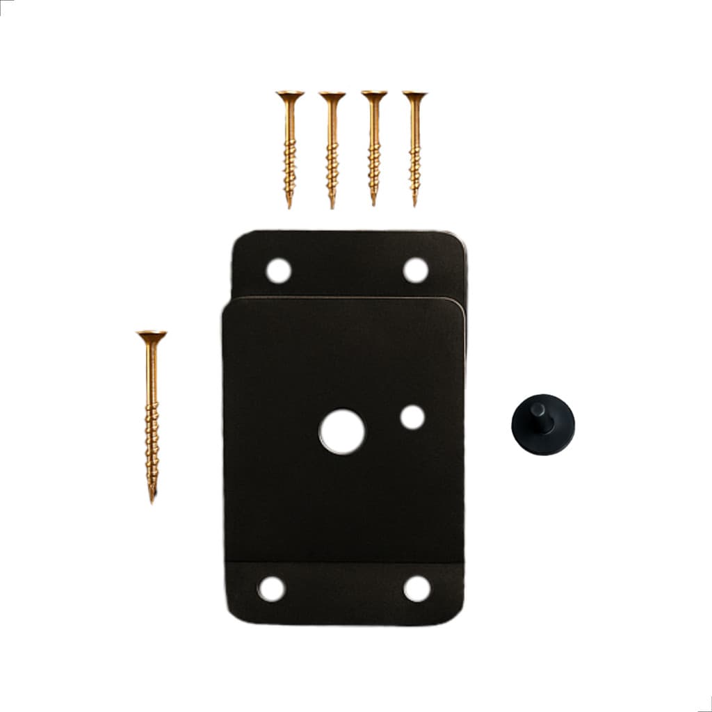 Chapinha Suporte Parafusos Para 1Un Pé Palito De Mesa Fixar