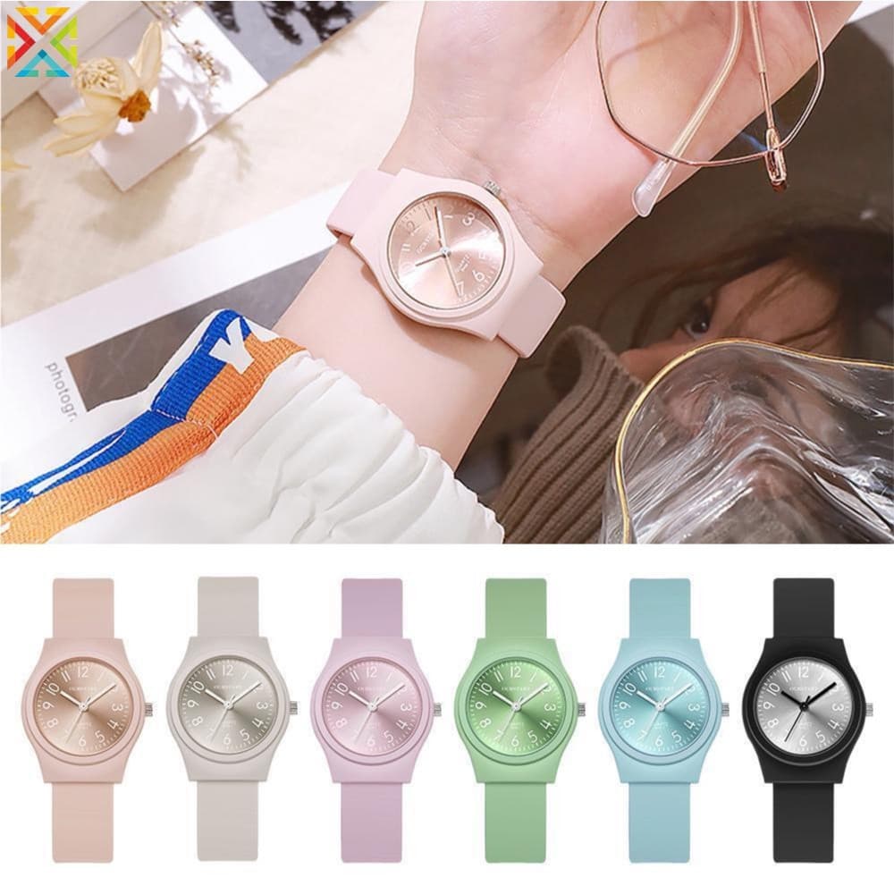 Relógio De Estudantes Digital Candy Color Moda Silicone Quartzo