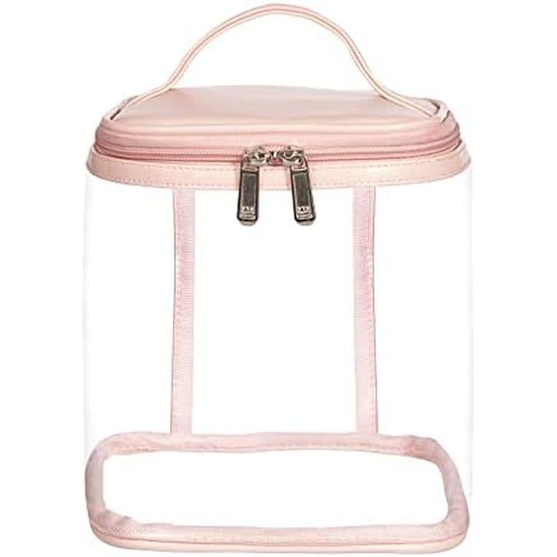 Bolsa De Maquiagem Transparente Premium HAOGUAGUA Com Bolso Interno , Cosmética Para Viagens Ou Uso Diário Praia À Prova