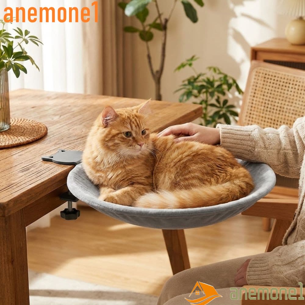 ANEMONE1 Cama De Mesa Para Gatos , Rede Removível Respirável Pendurar Ninho De Suspensão Animais De Estimação De Pelúcia