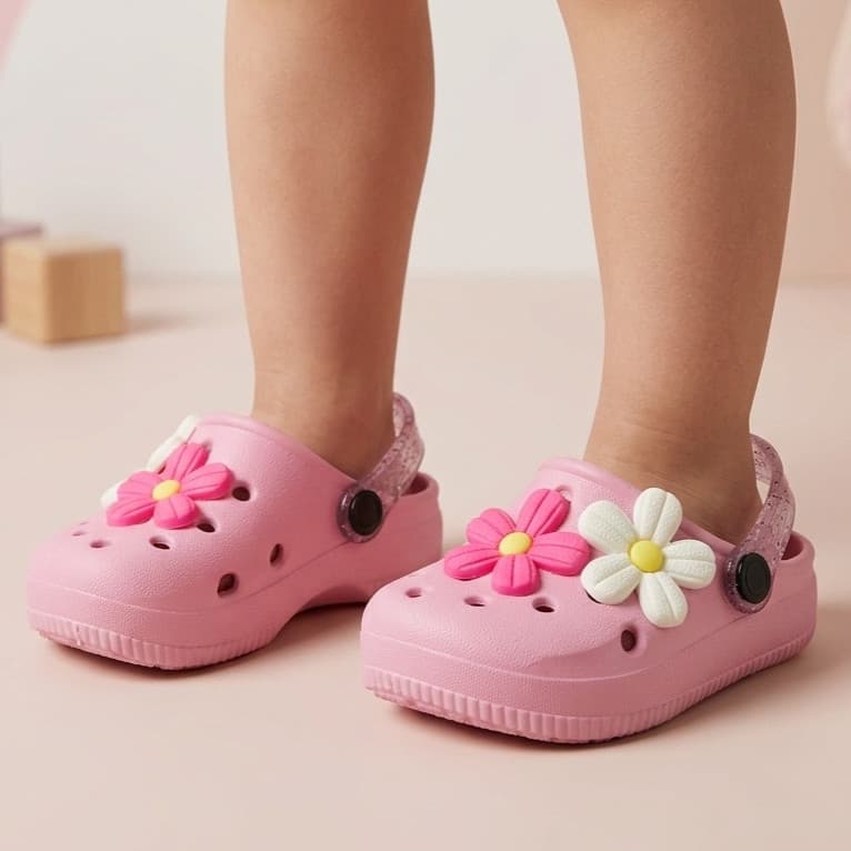 Sandalia Babuche Feminino Menina Infantil Fofo Confortavel Antiderrapante Moda Crianças