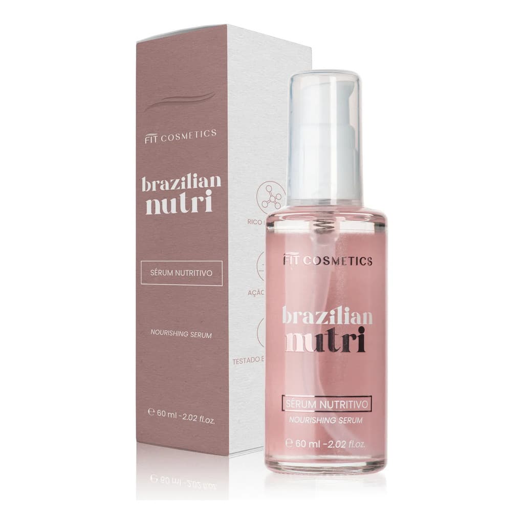 Sérum Capilar Nutrição Brazilian Nutri Fit Cosmetics 60ml