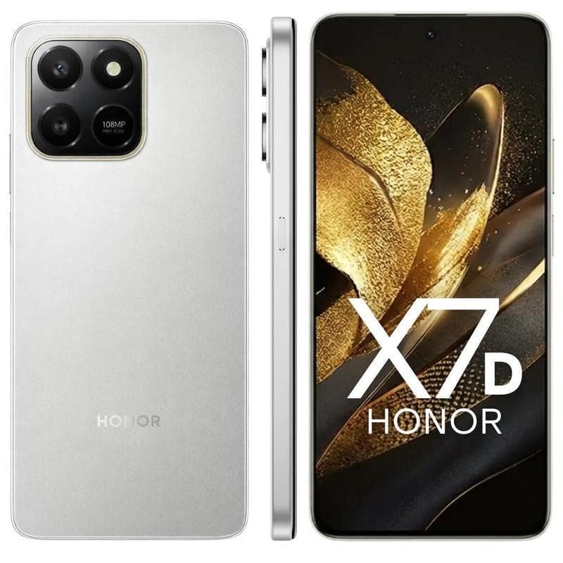Celular Honor X7D 256GB 16GB RAM Total Snapdragon 685 Câmera 108MP Bateria 6500mAh NFC 120Hz 4G