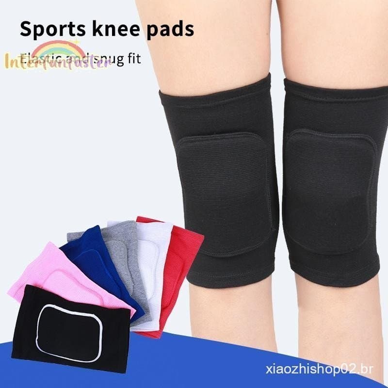 [Interfunfasterb] Joelheiras Esportivas Protetor Elástico De Joelho Esponja Espessada Suporte Para Joelheira Dança , Tre