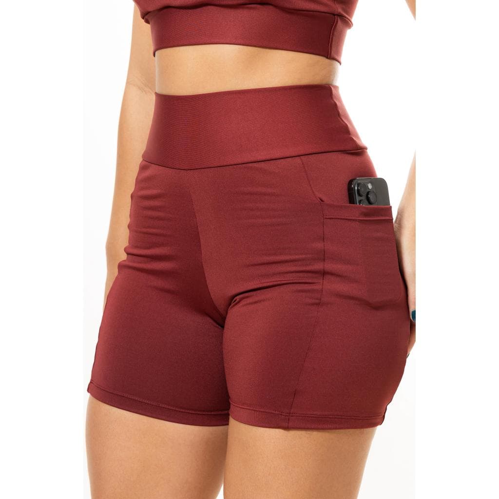 SHORT COM BOLSO FITNESS MEIA COXA ZERO TRANSPARENTE CORRIDA E ACADEMIA SUPLEX PREMIUM