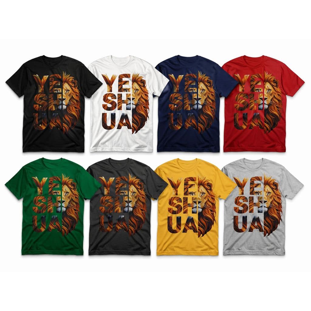 Camiseta Estampada YESHUA, estampa grande e de qualidade! Promoção.