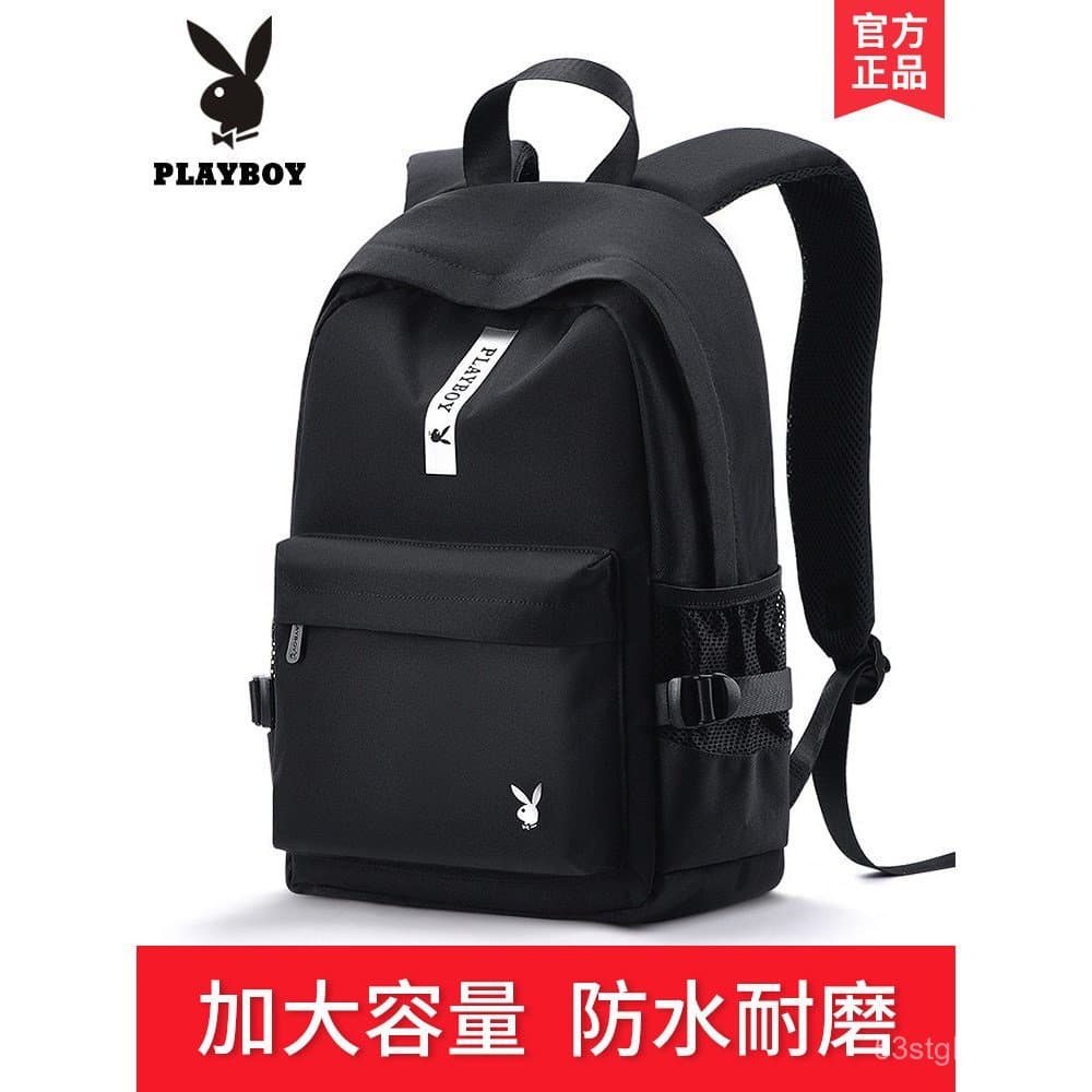 Mochila Playboy para Homens, Mochila de Grande Capacidade para Mulheres, Novo Modelo 2024 para Estudantes do Ensino Fund