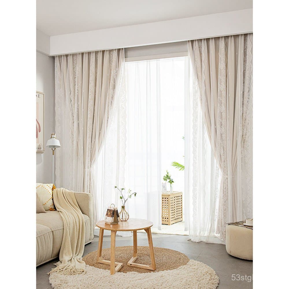 Cortina Transparente, Novo Modelo 2022, Cortina Blackout para Quarto, Bloqueio Total de Luz, Isolamento Acústico, Cortin