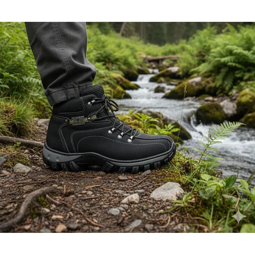 Tênis Coturno Adventure Cano Baixo Trilha Muito Leve