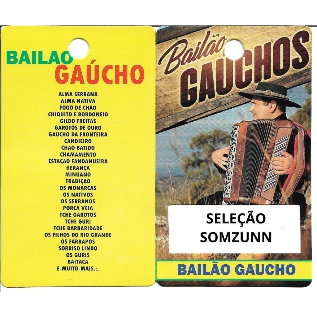 Pendriive SELEÇÃO BANDAS GAÚCHAS