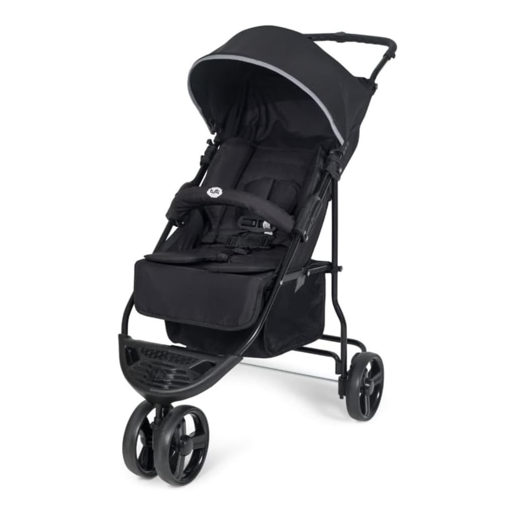Carrinho de Passeio Horus Berço Preto E Cinza Tutty Baby