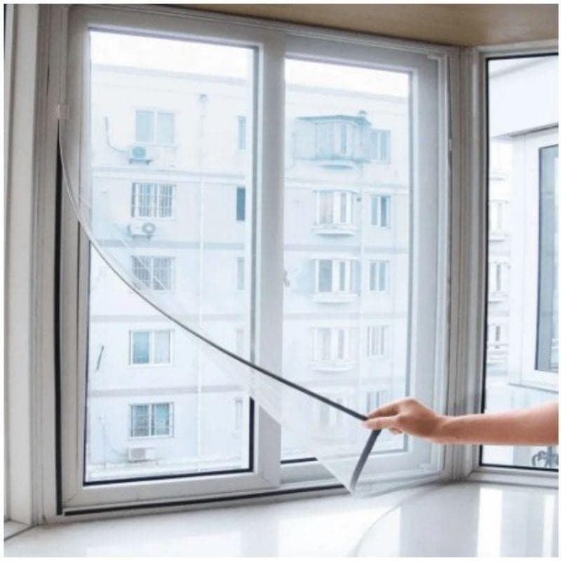 Tela Anti Insetos E Mosquito Para Janela Com Velcro Prático Pet