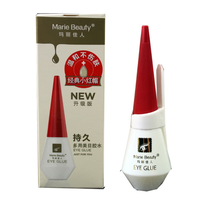 Atualizar clássico Mary Lady utensílios cosméticos chapeuzinho vermelho cola branca vinil cílios cola de alta viscosidad