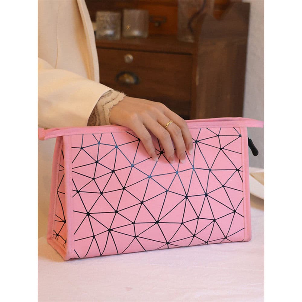 Saco cosmético influenciador ins estilo coreano simples portátil saco de armazenamento de cosméticos bolsa de armazename