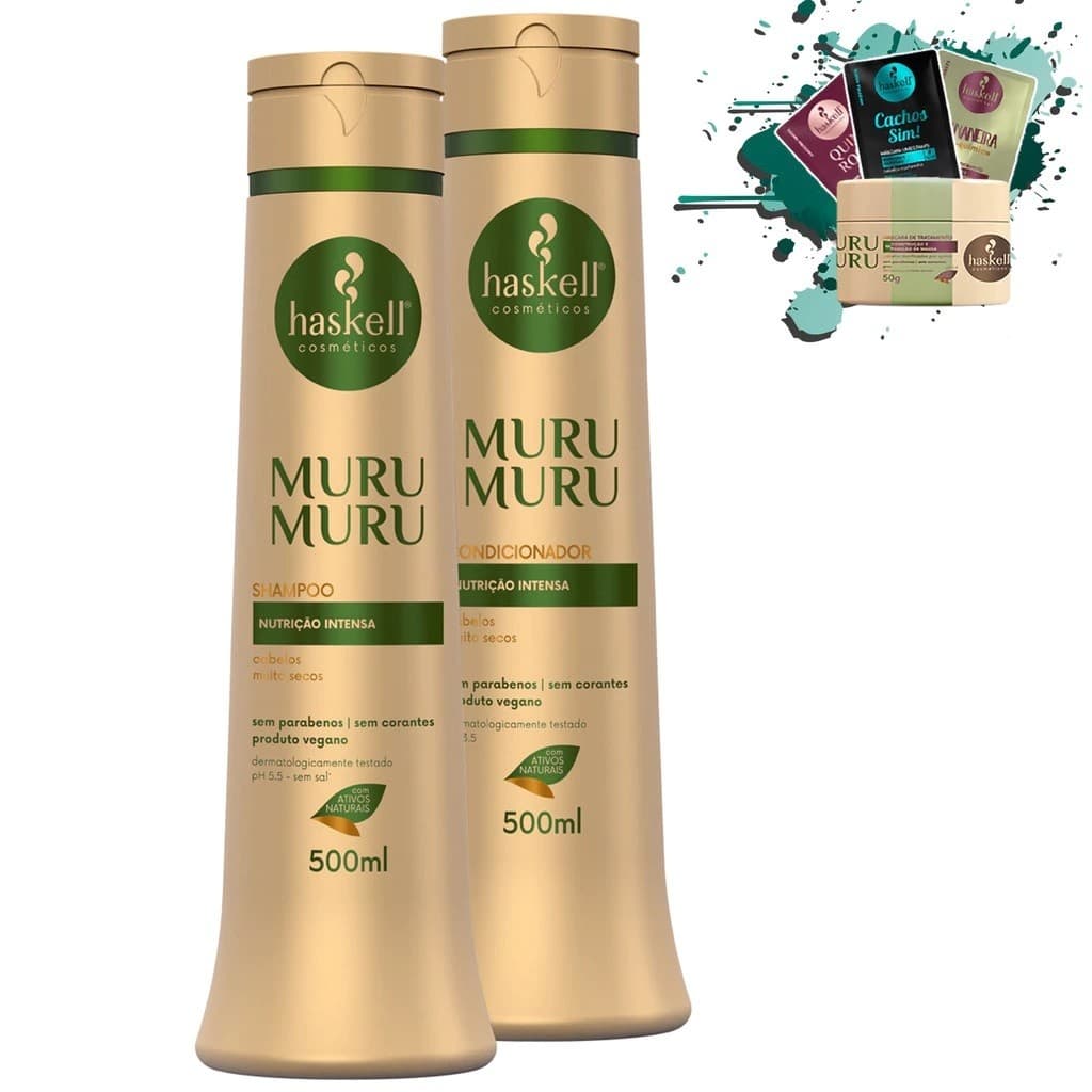 Shampoo e Condicionador 500ml Murumuru Haskell