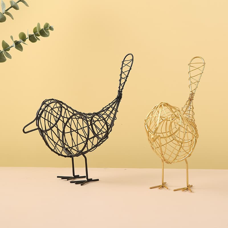 Ornamentos de pássaros modernos e simples sala de estar armário de TV decoração de casa criativo quarto das crianças esc
