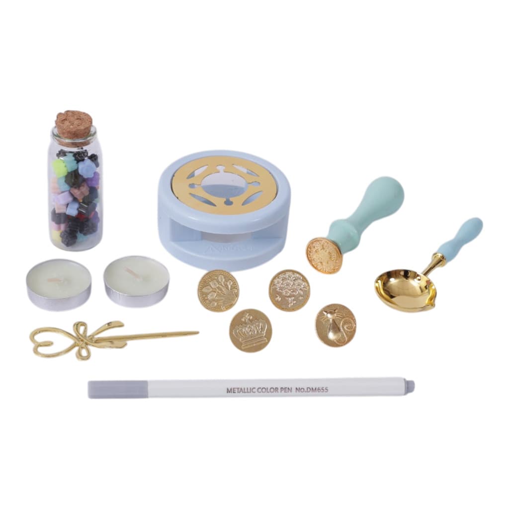 Kit Carimbo de Cera Elegância para Convites e Projetos