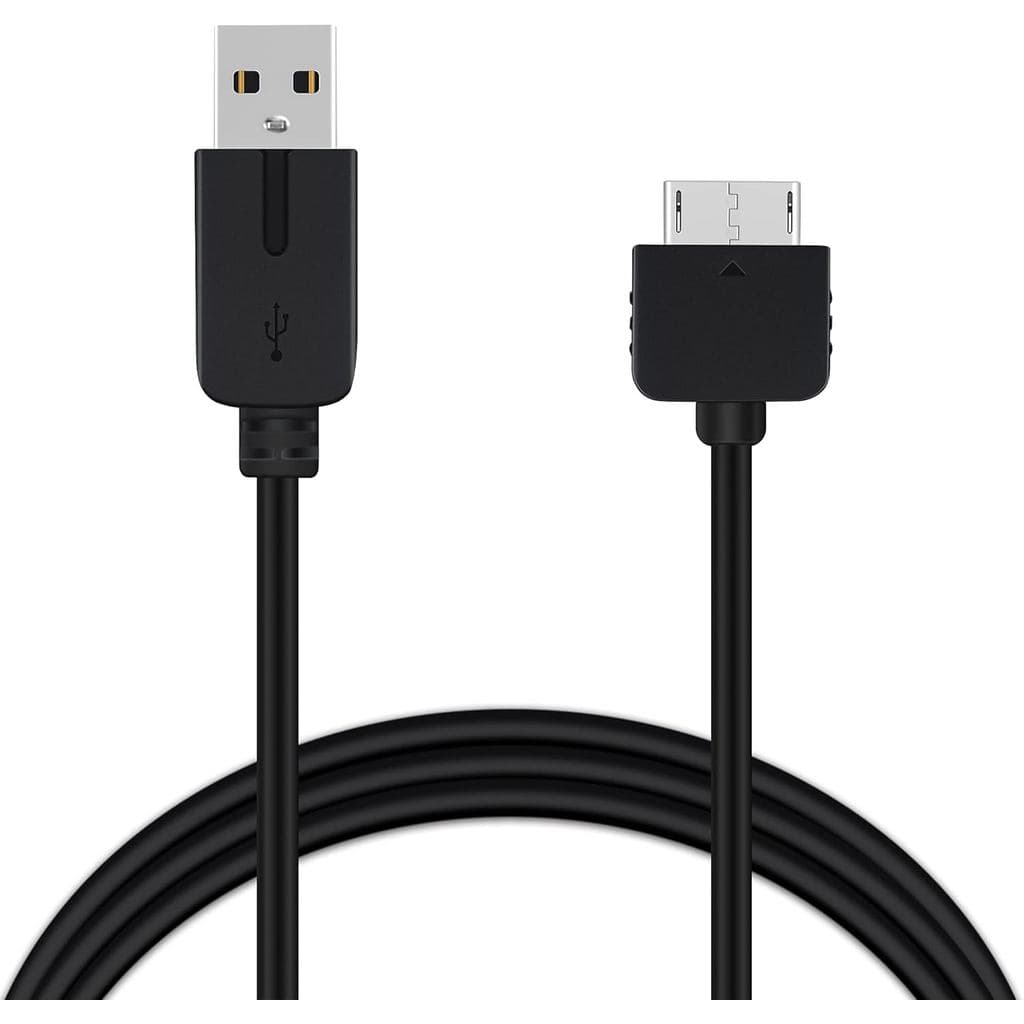 Cabo Carregador PS Vita de 3,9 pés, Cabo de Substituição 2 em 1 para Dados USB e Alimentação para PlayStation Vita 1000