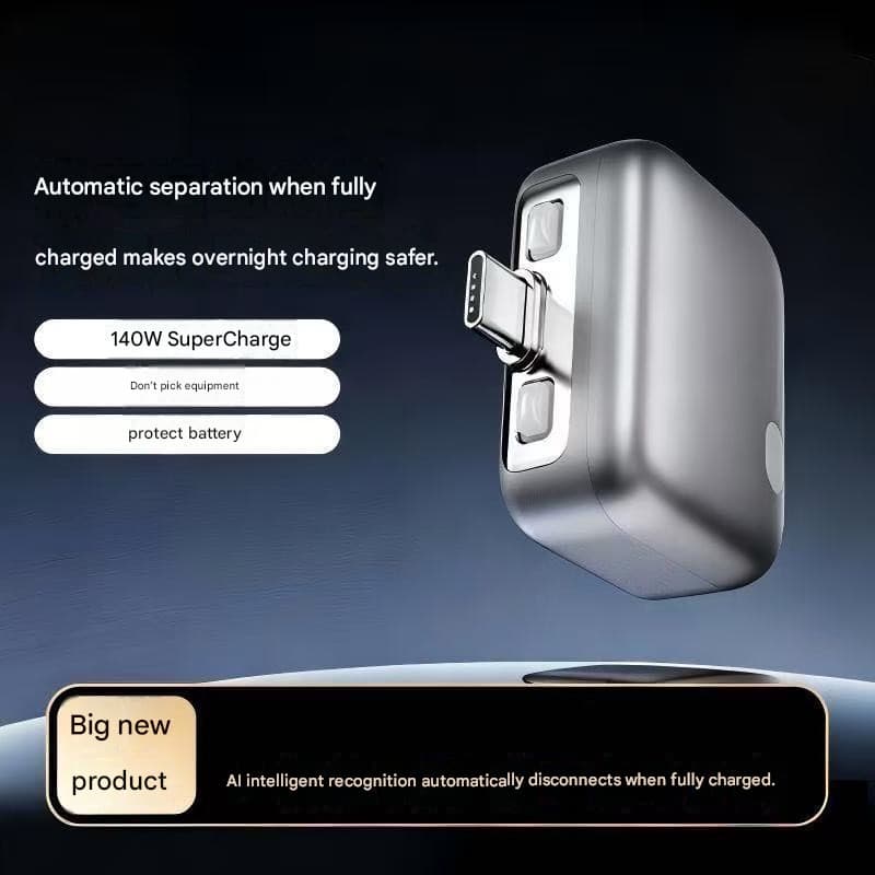 Carga Noturna Anti-Sobrecarga Separador Inteligente De Potência Completa 140W Rápida Desligamento Automático Carregament