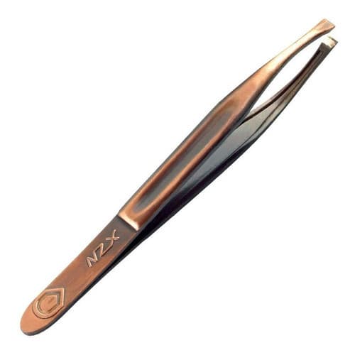 Pinça De Sobrancelha Bronze Profissional Nzx