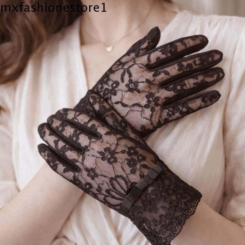 MXFASHIONE Luvas Anti-Ultravioleta , De Proteção Solar Femininas De Renda De Material Fino , Respiráveis