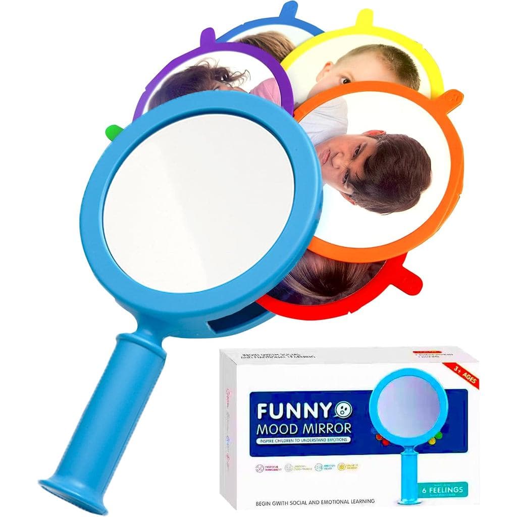Emotion kids Mirror - Social Emotional Learning Activities & Autism Toys for Toddlers - Sensory Toys for Kids with Autis