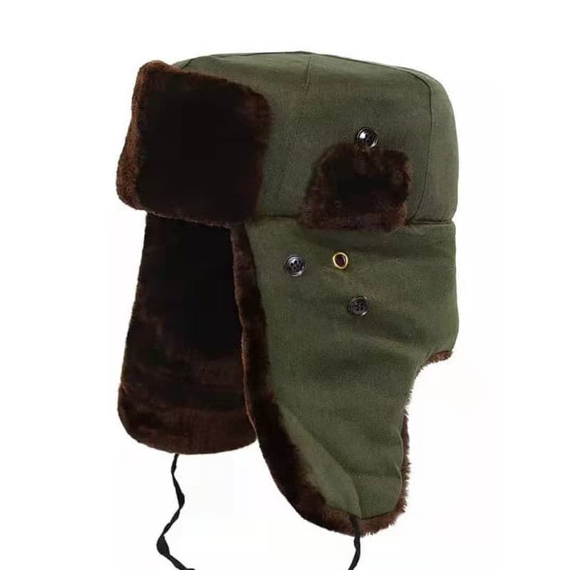 Lei Feng Chapéu Masculino Outono Inverno Nordeste Inverno Chapéu À Prova de Frio Ciclismo Proteção de Ouvido Engrossado