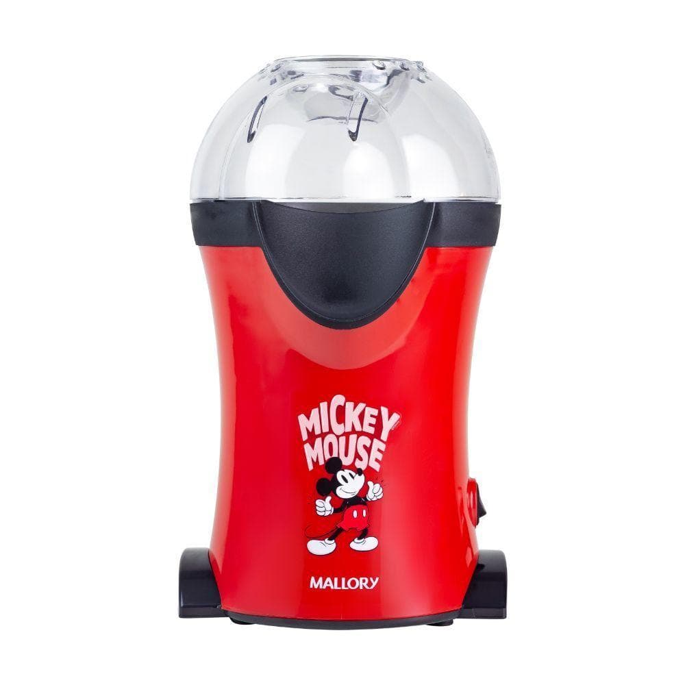 Pipoqueira Elétrica Mallory Mickey Mouse Pipocas Sem óleo Vermelha 110V