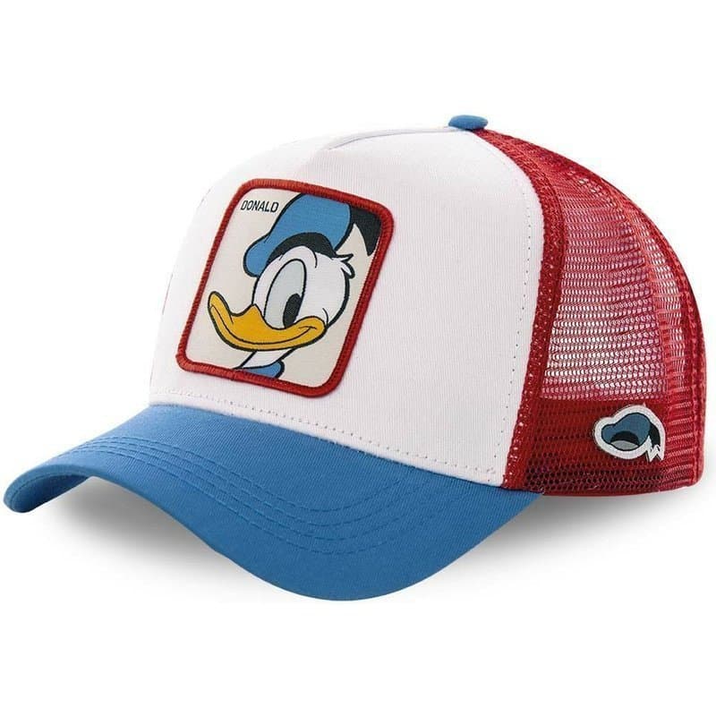 Boné De Homem Versão Alta Mickey Donald Duck Cartoon net caps Beisebol Feminino Proteção Solar De Verão Chapéus De Moda