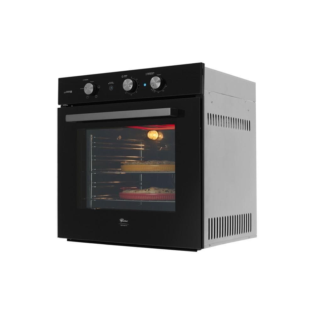 Forno Elétrico de Embutir Fischer Infinity 78L Air Fryer 78 Litros 60 cm Preto 220V EasyClean