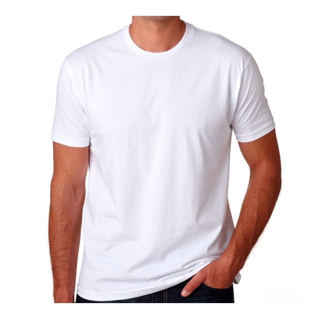 Camiseta masculina malha 100% algodão decote redondo costura ombro a ombro